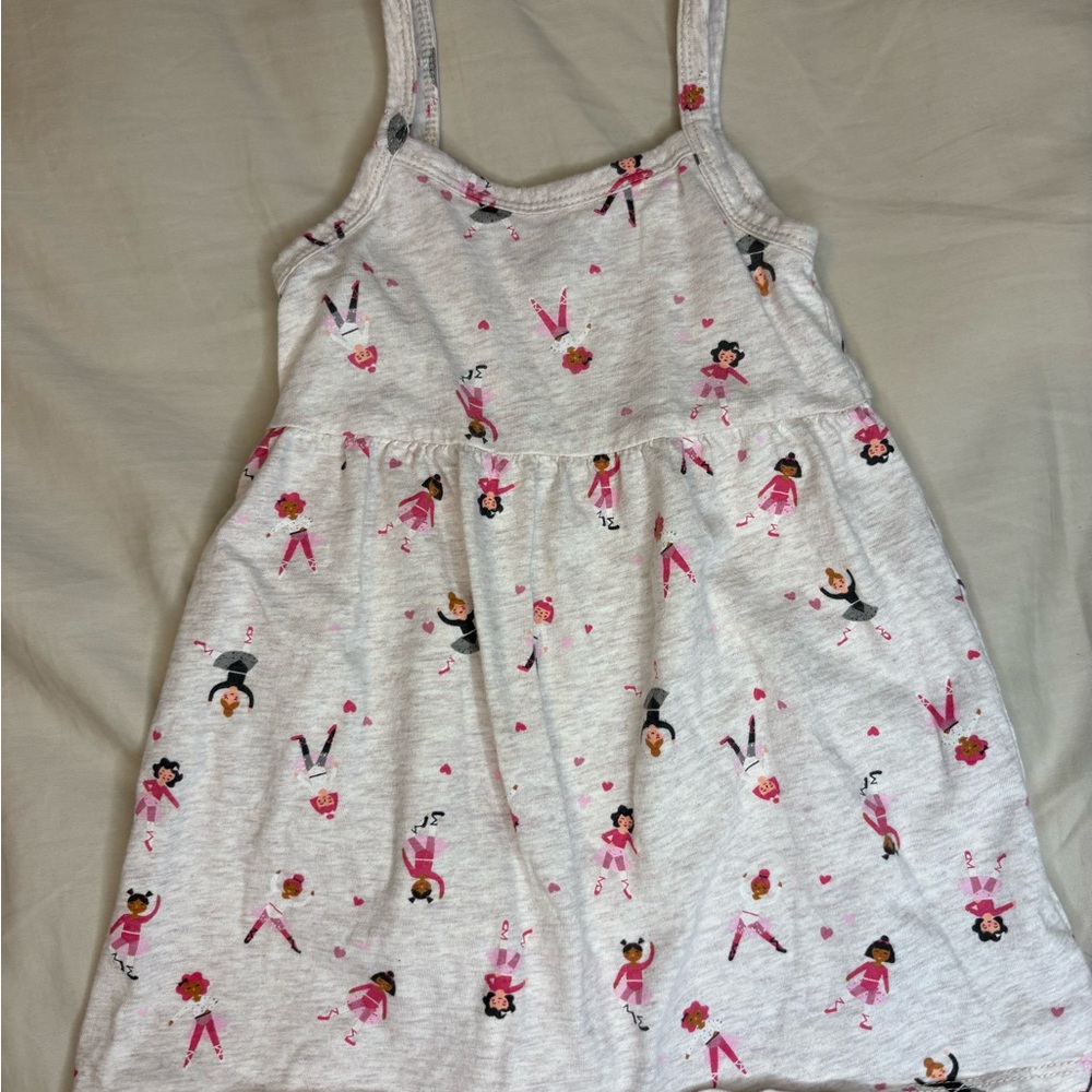 Old Navy Girls' Pink and White Ballet Dress